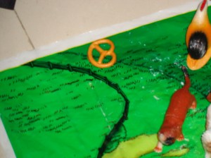 Our animals eat mini pretzels :)